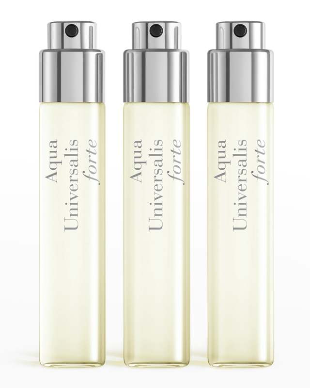 Aqua Universalis forte Eau de Parfum Travel Spray Refills, 3 x 0.37 oz.